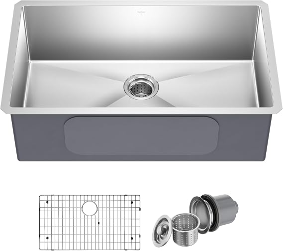 Kraus KHU100-32 32-inch 16-gauge undermount stainless steel kitchen sink